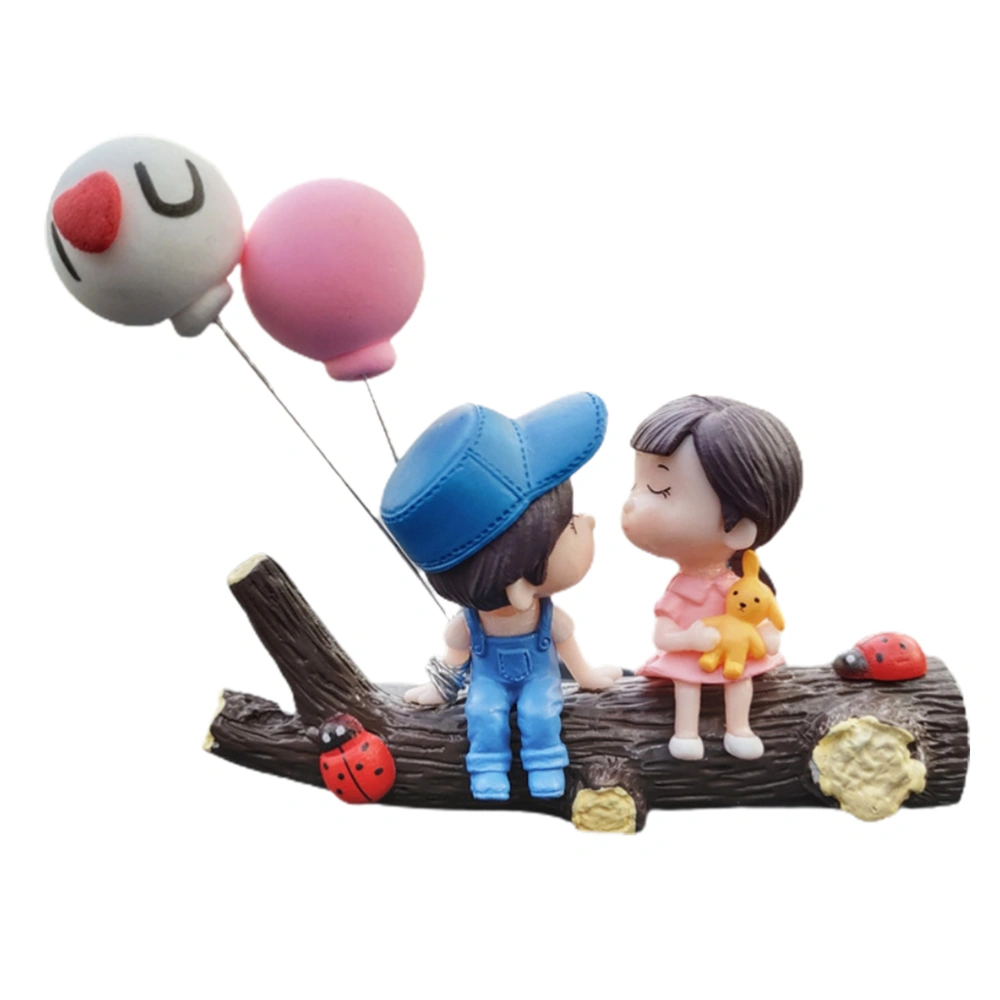 Cute Car Dashboard Ornament Lovely Couple Kissing Boy Girl Car Ornament Car Interior Decoration