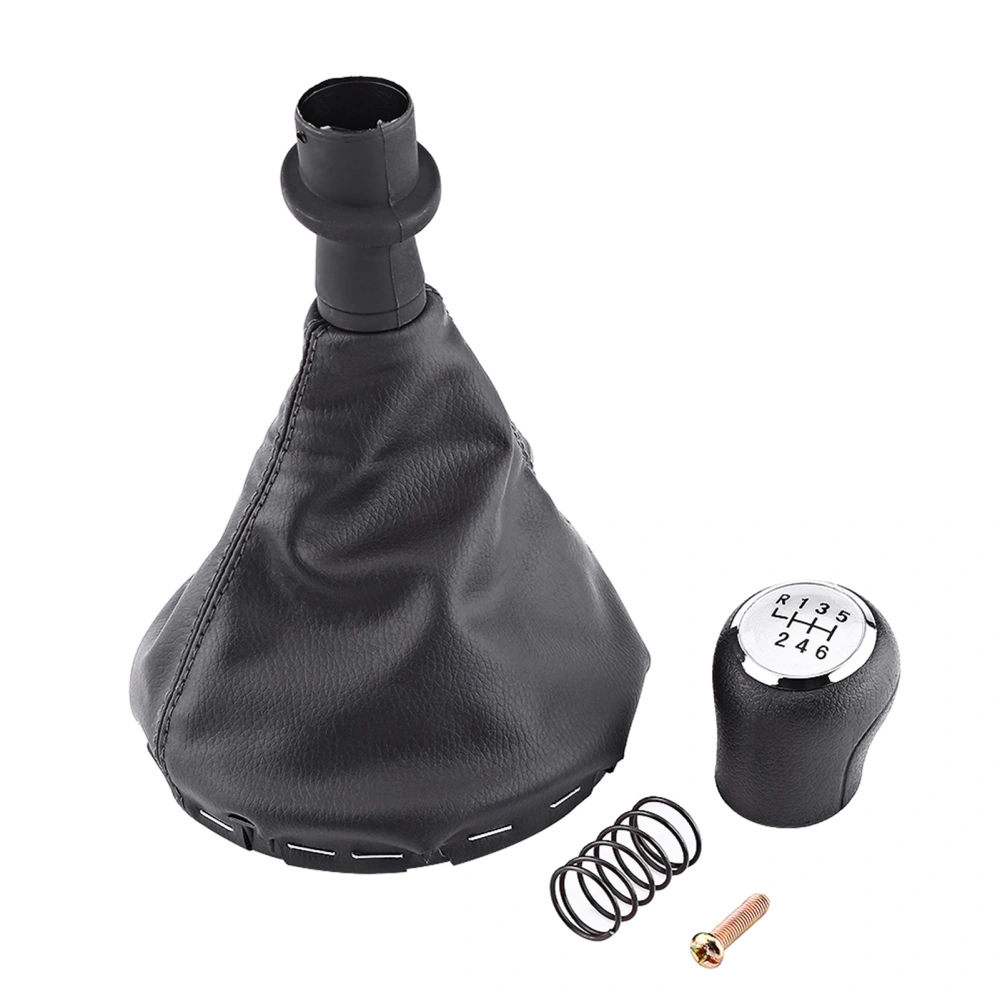 6 Speed Car Gear Shift Knob Gearstick Gaiter Boot Kit For Transporter T5 / T6 (2003-2011)