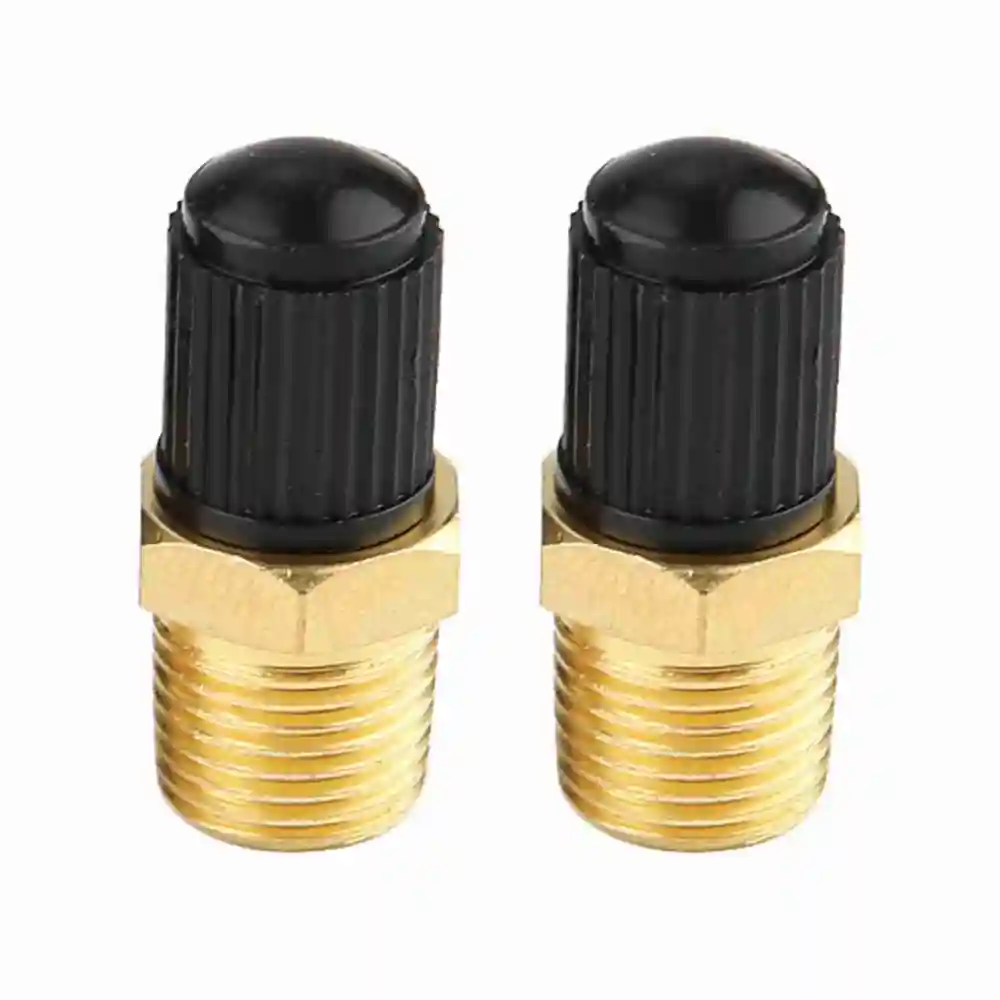 2Pcs 1/8" NPT MPT Brass Air Compressor Tank Fill Valve