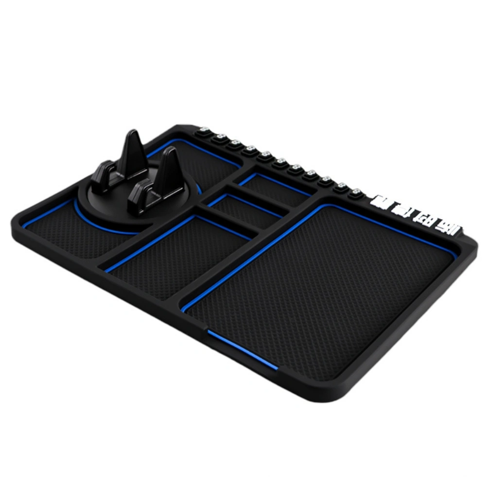 Non-slip Dashboard Mat Mobile Phone Holder Multifunctional Navigation Silicone Storage Cushion for Car Silicone Dash Pad