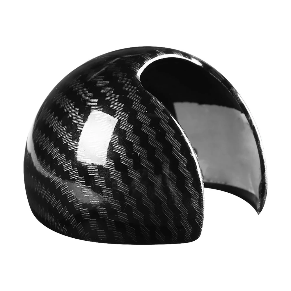 Carbon Fiber Style Car Gear Shift Knob Head Cover Cap Sticker Trim for A3 8 V S3 14‑18