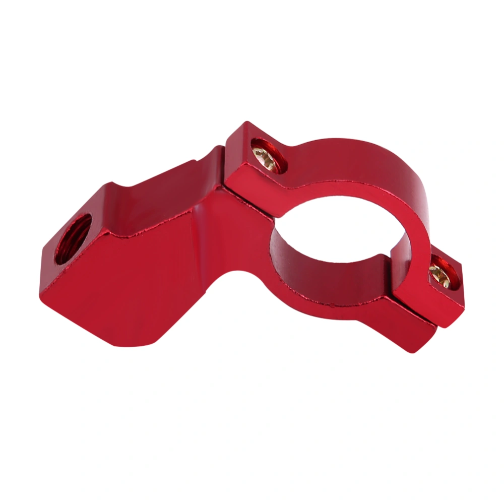 BuyWeek 10mm Motorcycle Rearview Mirror Bracket Handlebar Mount Mirror Adapter Holder Clamp Red