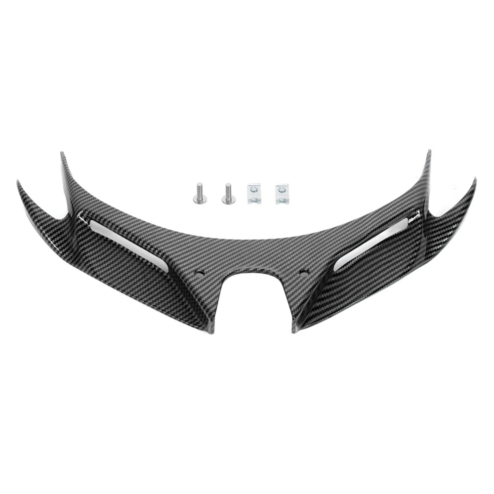 Carbon Fiber Style Front Fairing Aerodynamic Wing Cover Fits for 250/400 18‑20