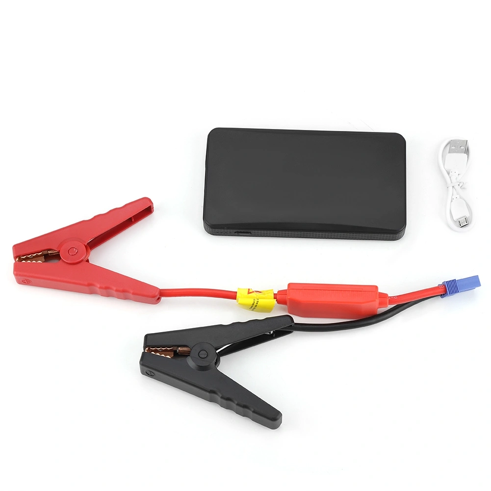 BuyWeek Portable 12V Car Jump Starter Engine Battery Charger Power Bank for Gasoline Engine 3.0L Black