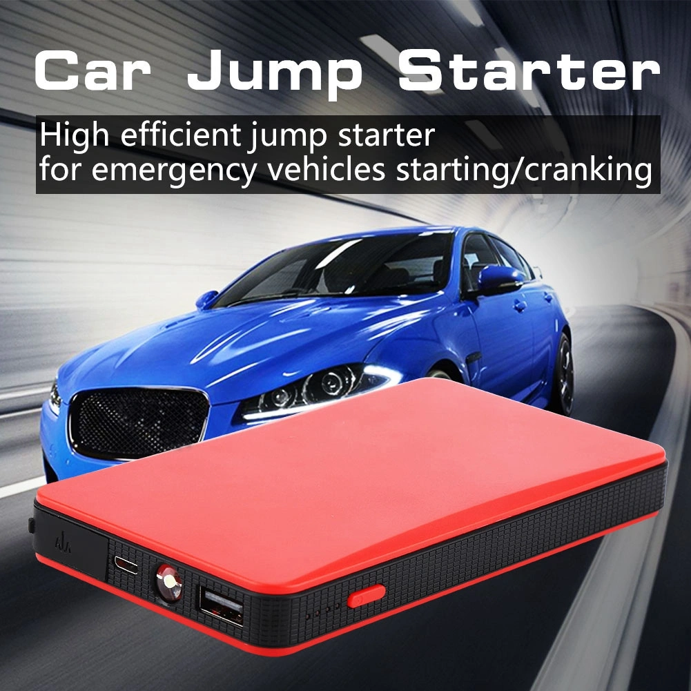 BuyWeek Portable 12V Car Jump Starter Engine Battery Charger Power Bank for Gasoline Engine 3.0L Black