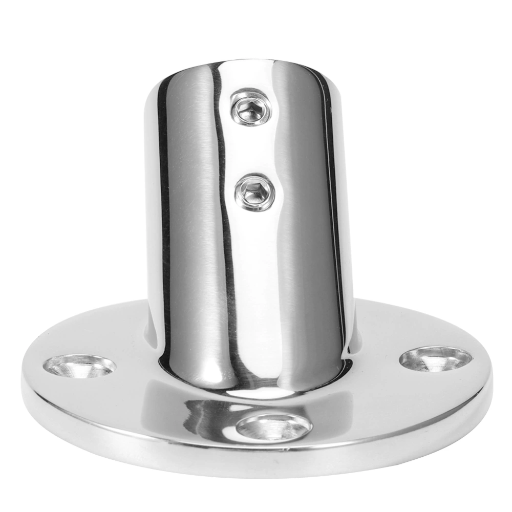 45 Degree Round Tube Base Hand Rail Railing Fitting 316 Stainless Steel Marine Boat Hardwares25mm/1in