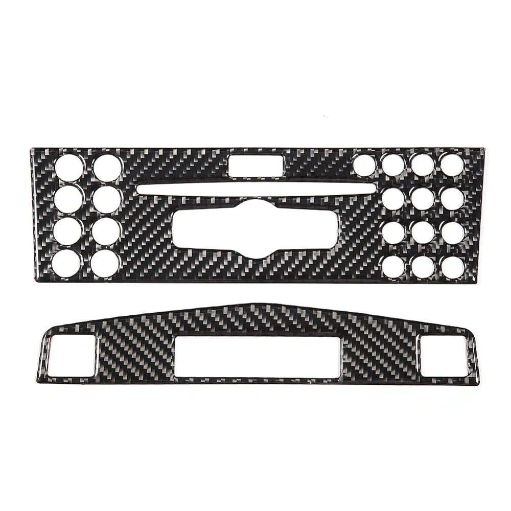 Carbon Fiber Center Console Navigation Panel Trim Fit for Mercedes Benz C Class W204 2005-2012