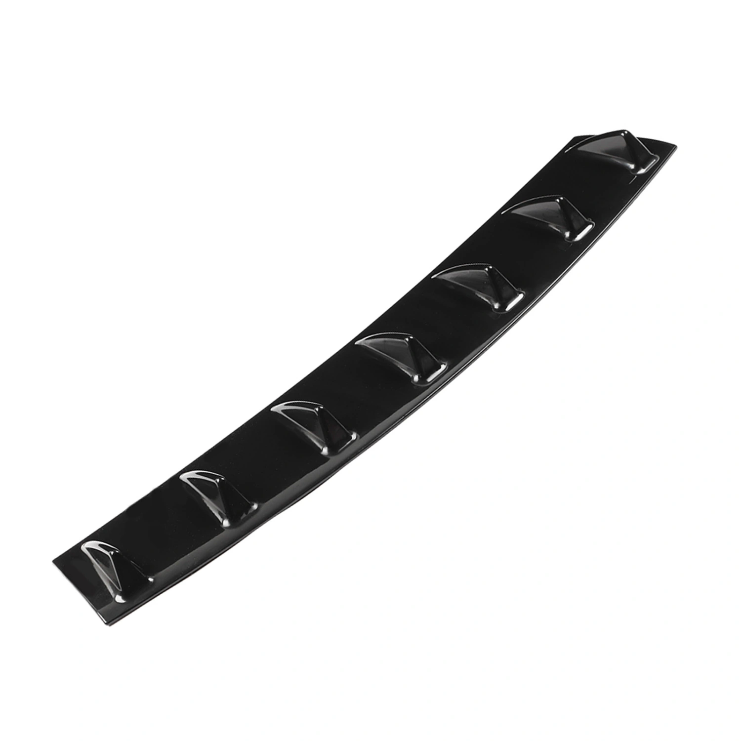 BuyWeek Universal Car Rear Bumper Chassis <span class="ui-risk_flag3">Shark</span> Fin Spoiler Wing Lip Diffuser(L)