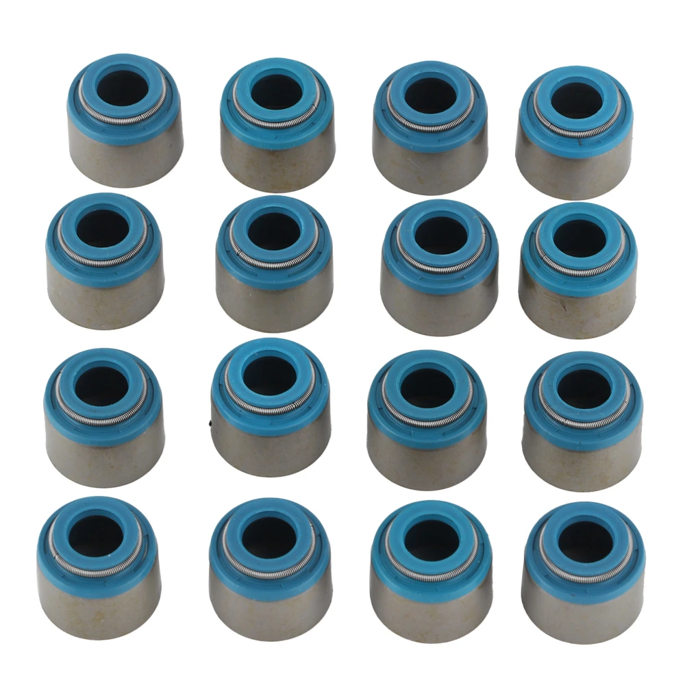 16pcs Engine Valve Stem Seals Kit Replacement Fit for GM Small Block LS1 / LS6 engines