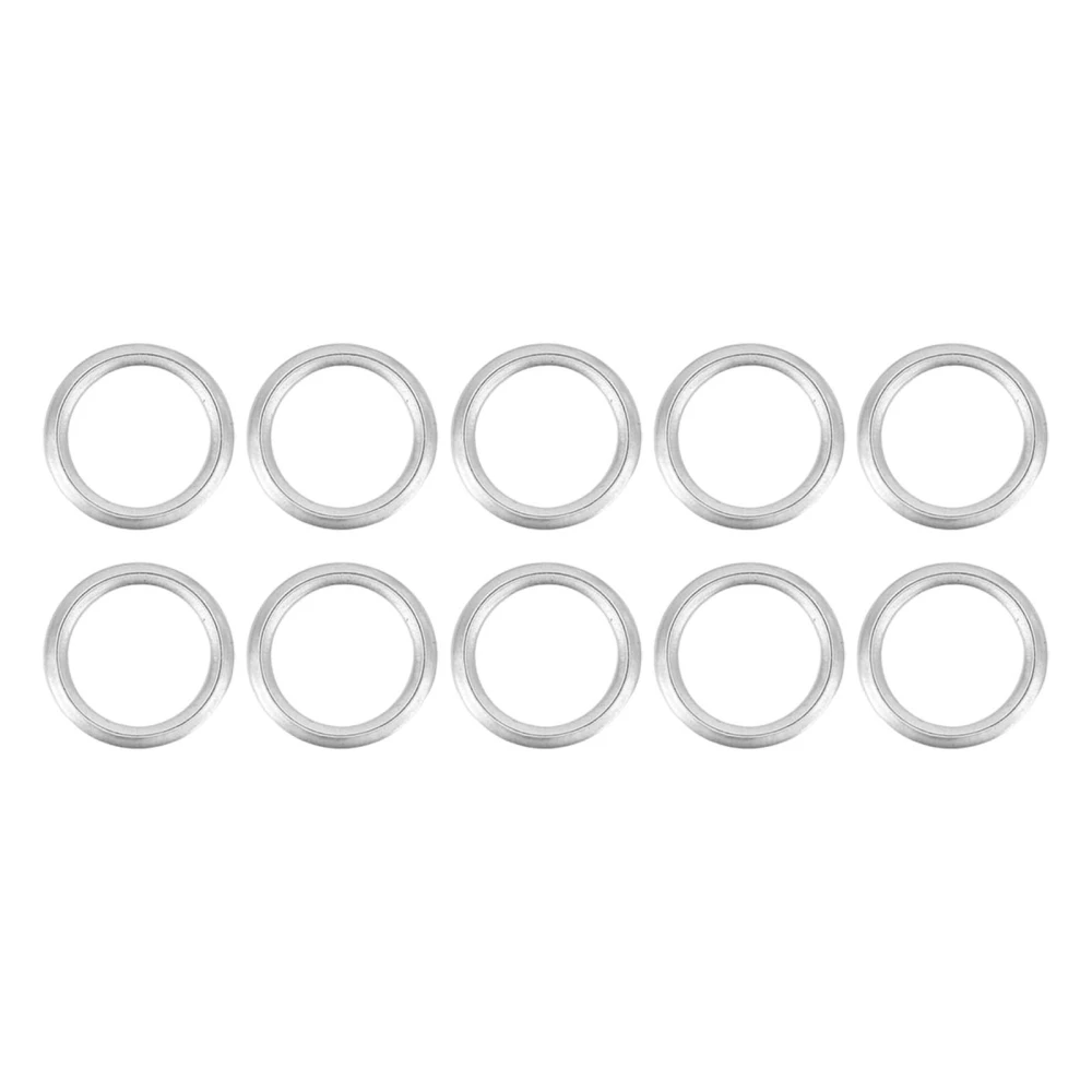 10 Pcs Oil Drain Plug Gaskets N0138157 Strainer Washers Replacement for A4 ALLROAD 2012‑2016