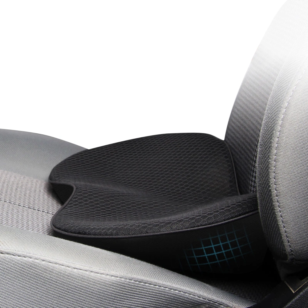 Car Seat Cushion for Driver Thick Car Heightening Seat Cushion Lower Back Discomfort Relief Cushion for All Seasons