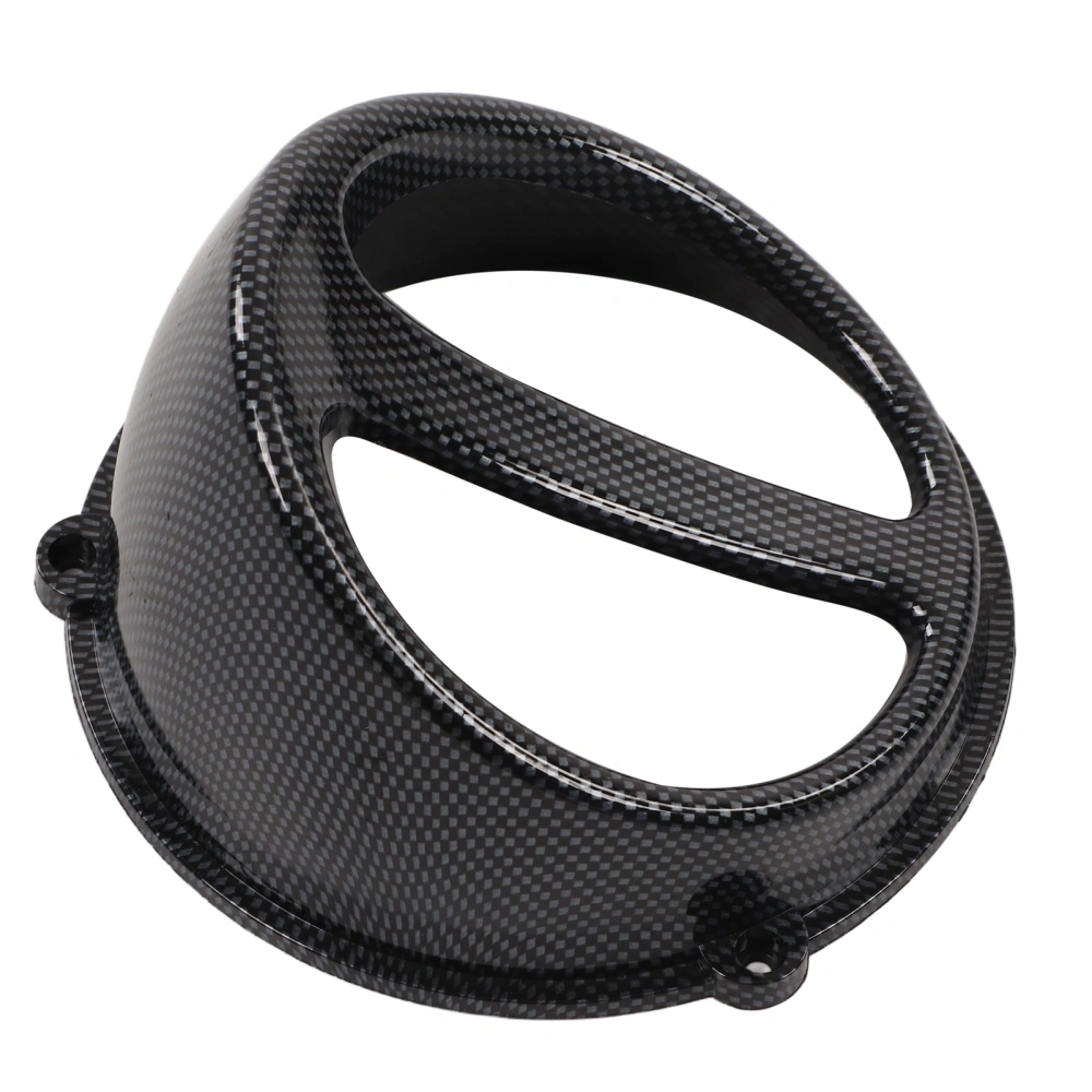 BuyWeek Motorcycle Engine Cooling Fan Cover Carbon Fiber Style Replacement for GY6 125cc 150cc 152QMI 157QMJ