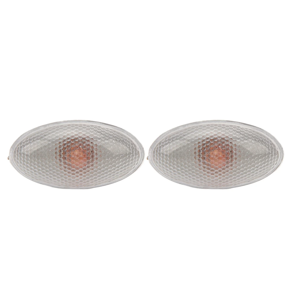 2Pcs Side Marker Light Bright 12V 632574 Side Indicator Lamp Replacement for 206 407 607