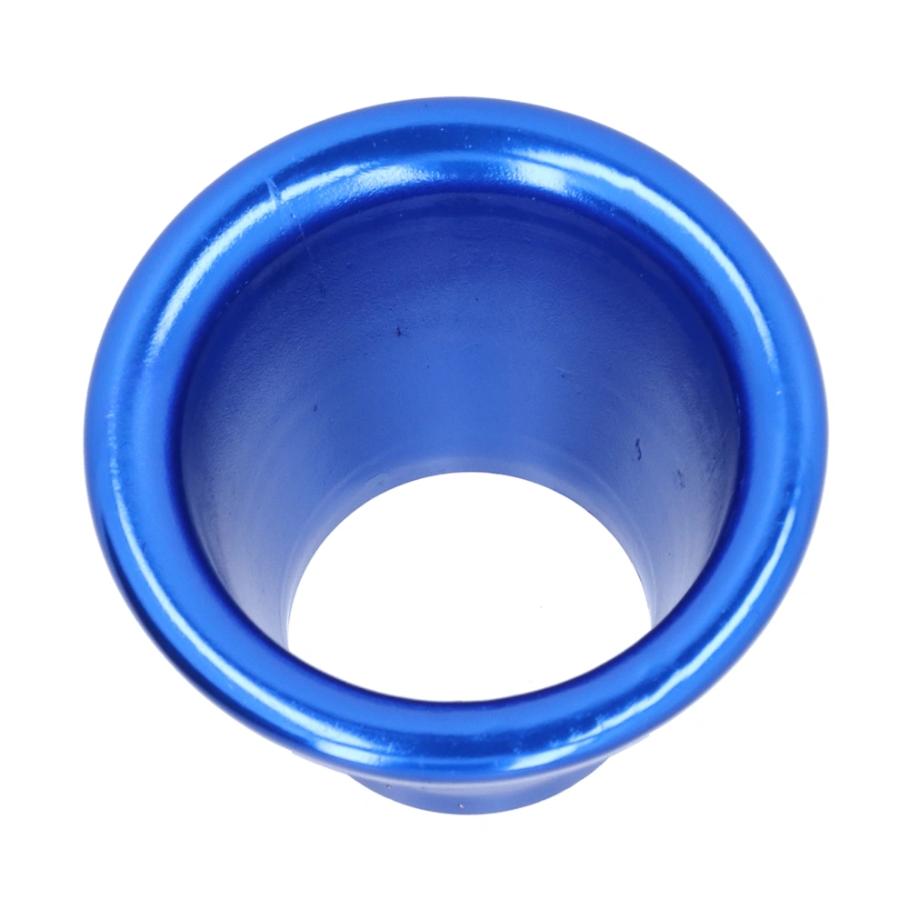 1.9in Air Intake Turbo Horn Velocity Stack Adapter CNC Aluminum Car Modification AccessoryBlue