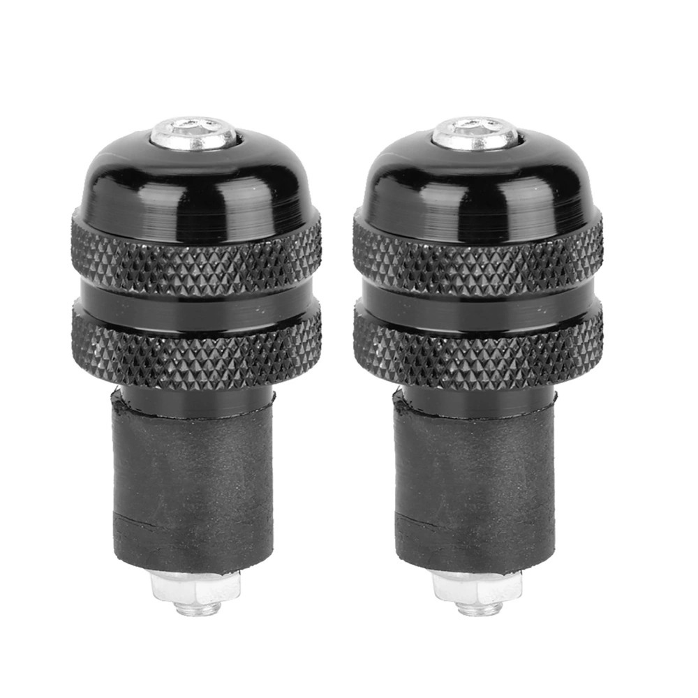 BuyWeek 22MM Motorcycle Handle Grips Motorbike Handlebar Ends Accessory(Black)