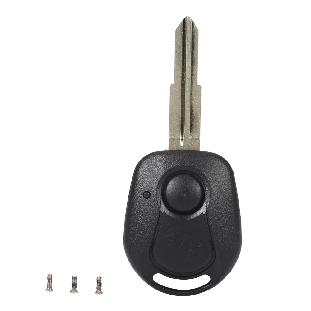 2 Buttons Black Remote Key Housing Case Fits for Ssangyong Actyon Kyron Rexton