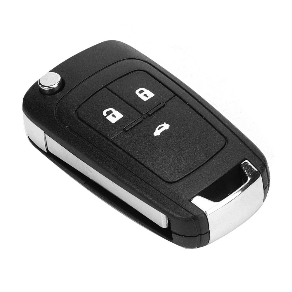 3 Buttons Car Key Case Remote Key Fob Shell Replacement Fit for Opel White Button Type