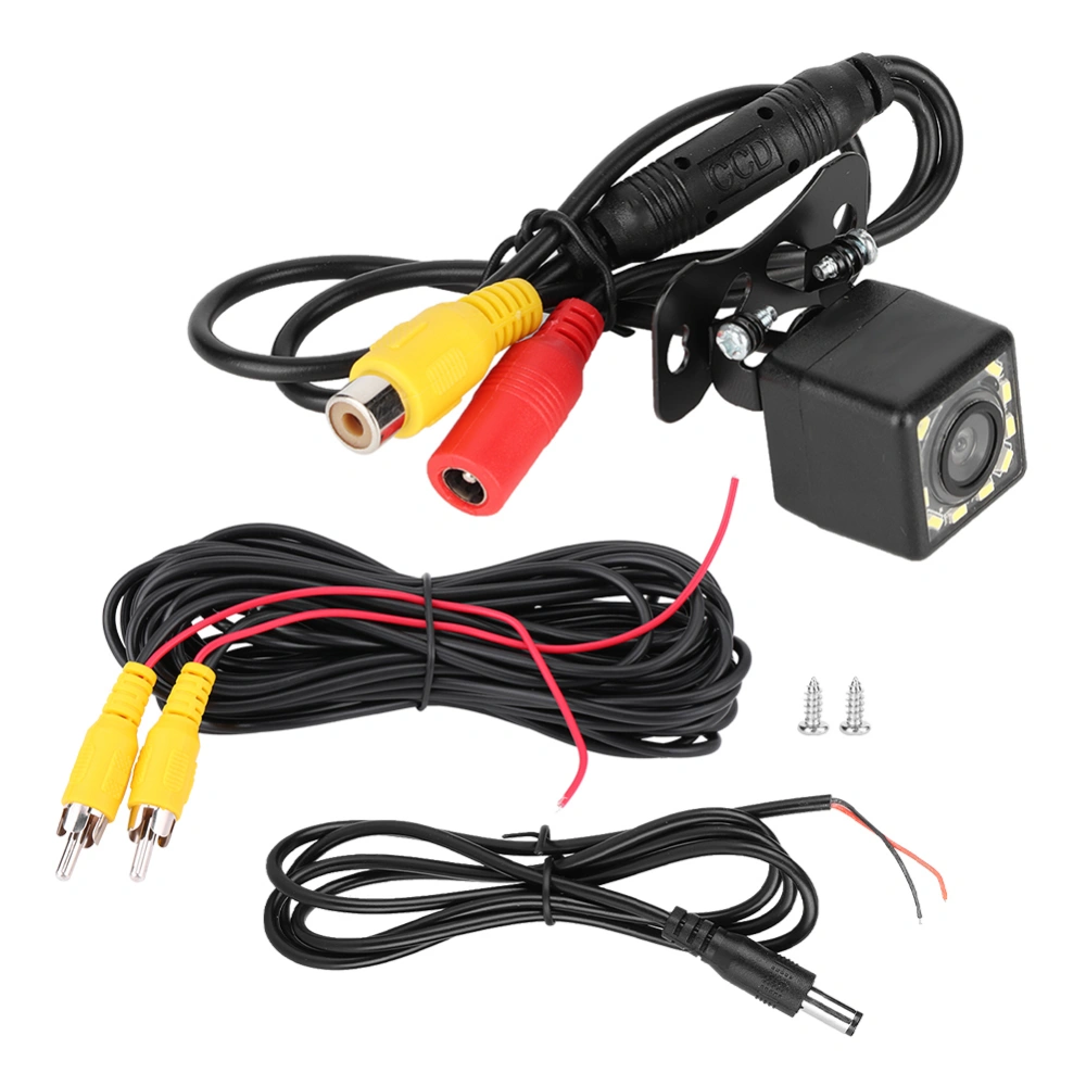 Car Rear View HD Camera 12 LED Night View Reversing Parking Monitor CCD IP 67 Waterproof