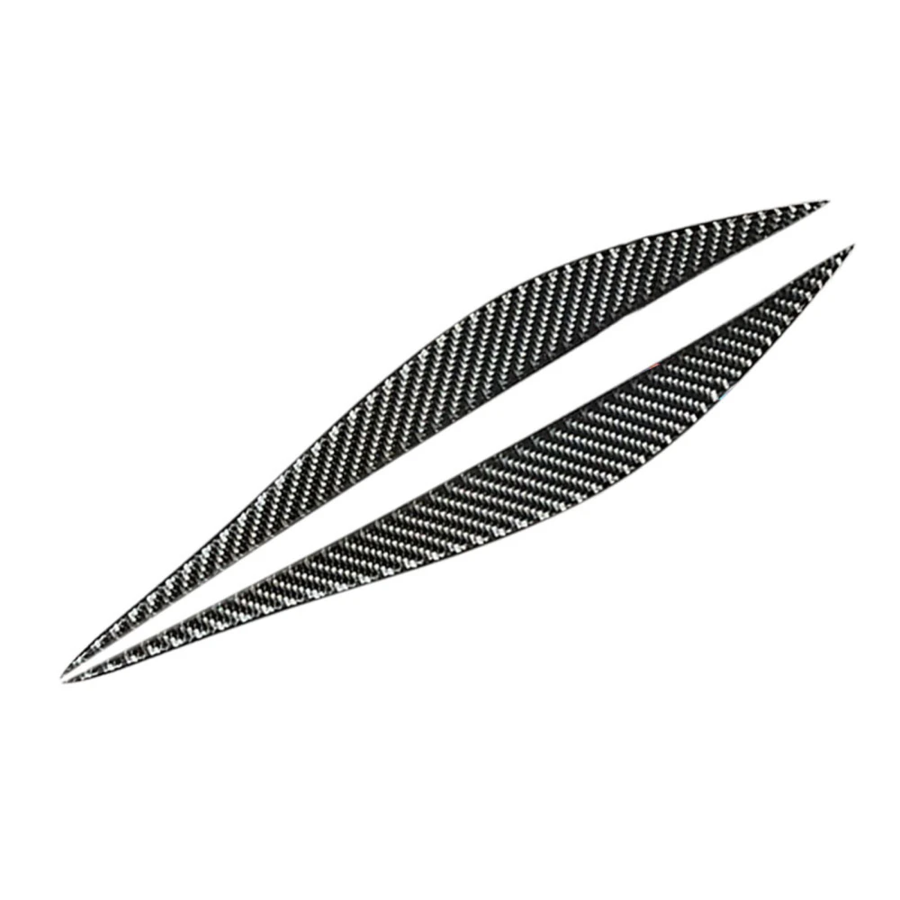 Carbon Fiber Headlight Headlamp Eyebrow Eyelids Cover Trim Sticker for F30/3 Series 303i/325i/316i 1315 TypeB