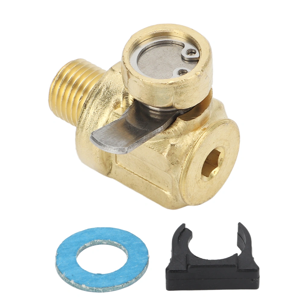 F103 Engine Quick Oil Drain Valve M12‑1.25 High Efficiency with Lever Clip for Cars Trucks