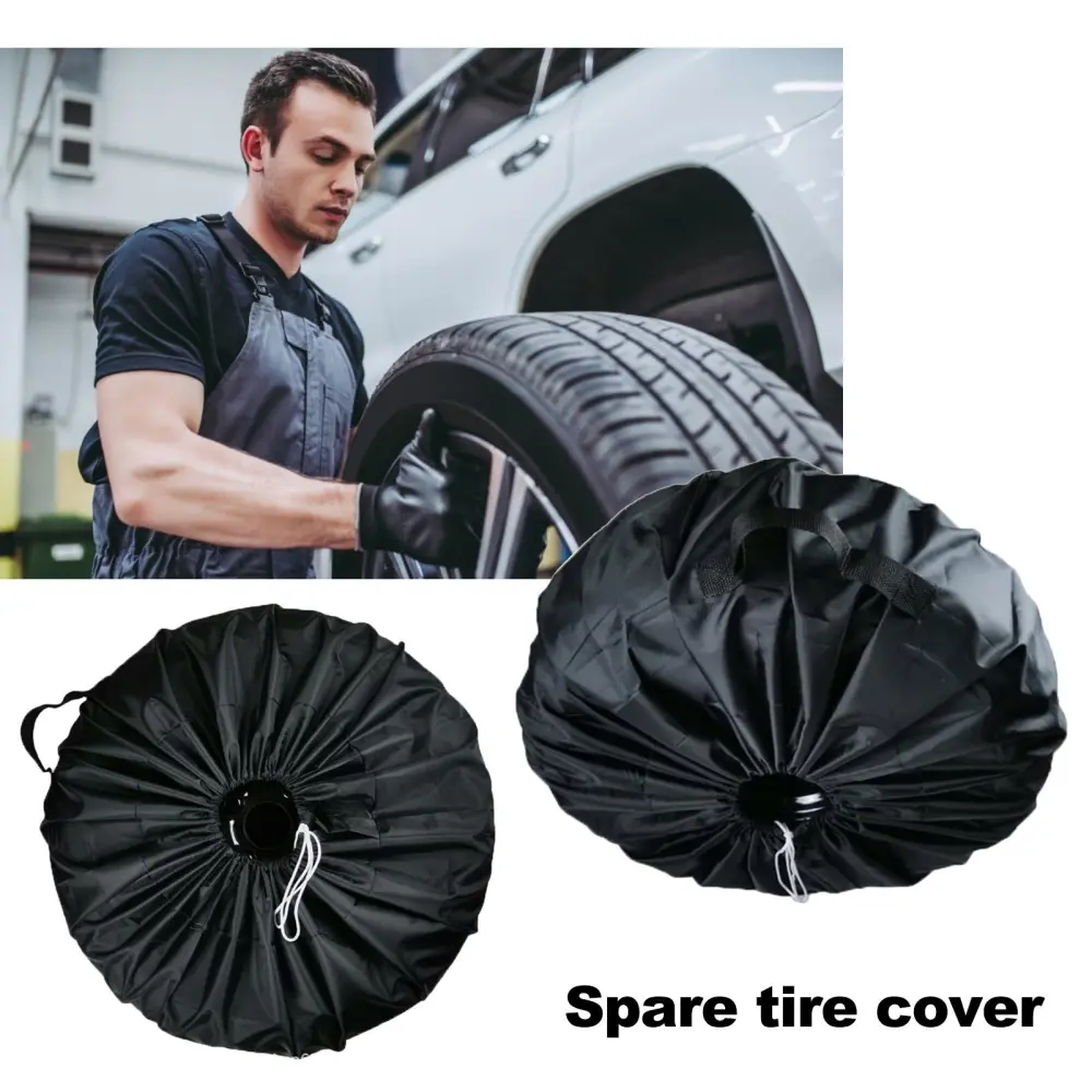 BuyWeek Oxford Cloth Tire Cover Universal Spare Tire Cover Car Tire Dust Protection Cover Protective Storage Bag