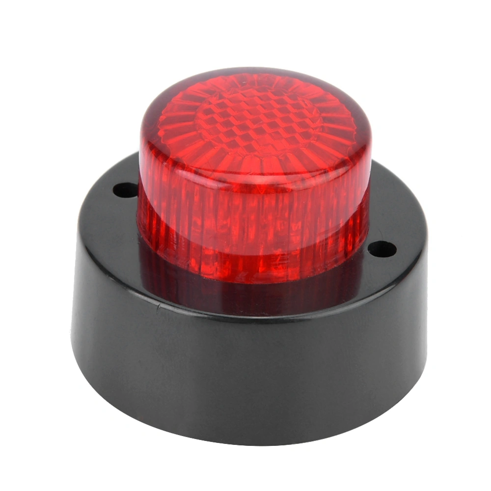 BuyWeek 24V Mini Round Side Marker Light Signal Indicator Clearance Lamp for Trailer Truck(Red)