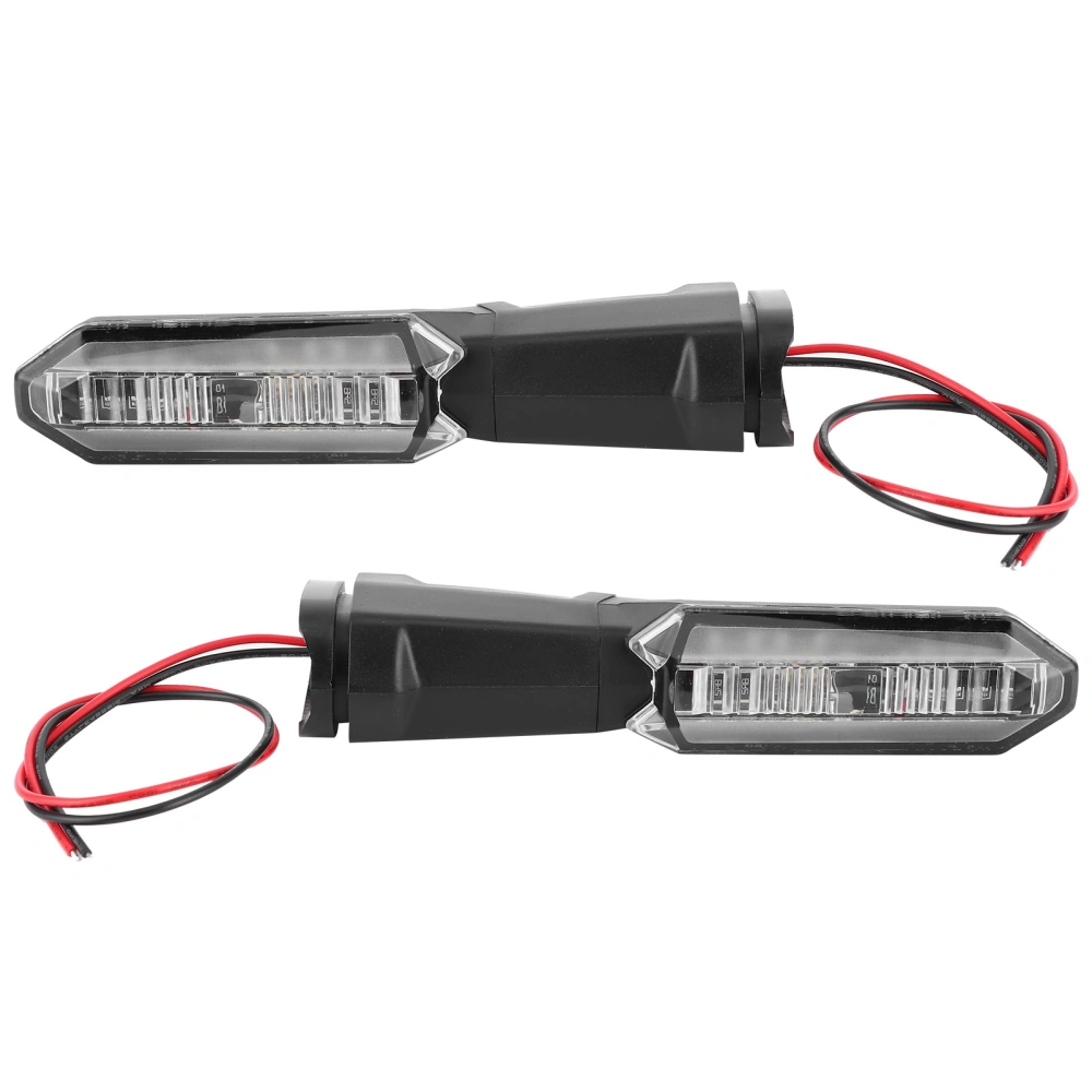 2pcs 12V LED Turn Signal Light Amber Color Fit for Kawasaki Z250 Z800 Z900 Z900RS Z1000Transparent Lens