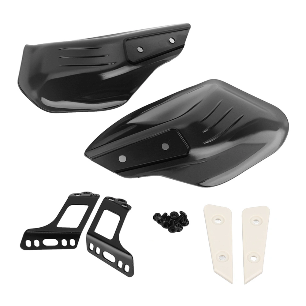 Motorcycle Hand Guards Handlebar Protector Protective Hand Shell Protection (Black)