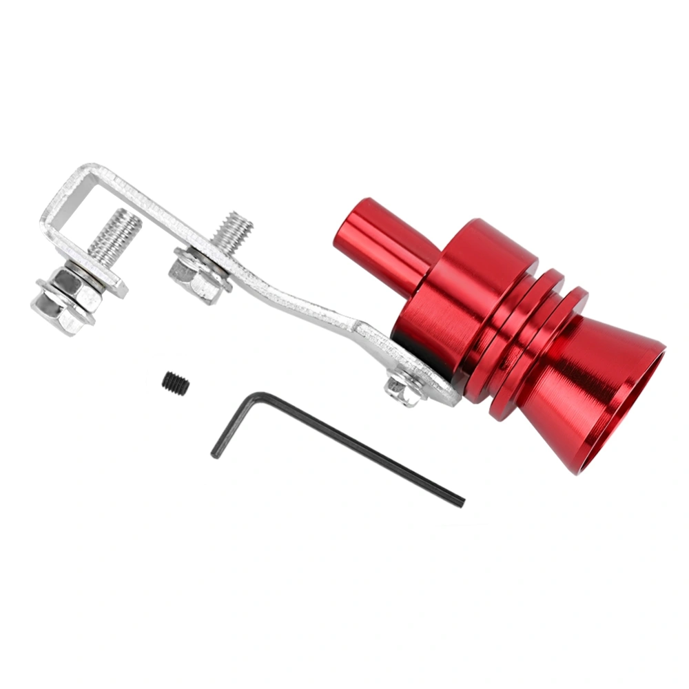 BuyWeek Red Turbo Sound Whistle Muffler Exhaust Pipe Simulator Whistle Fit For Honda Accord Acura