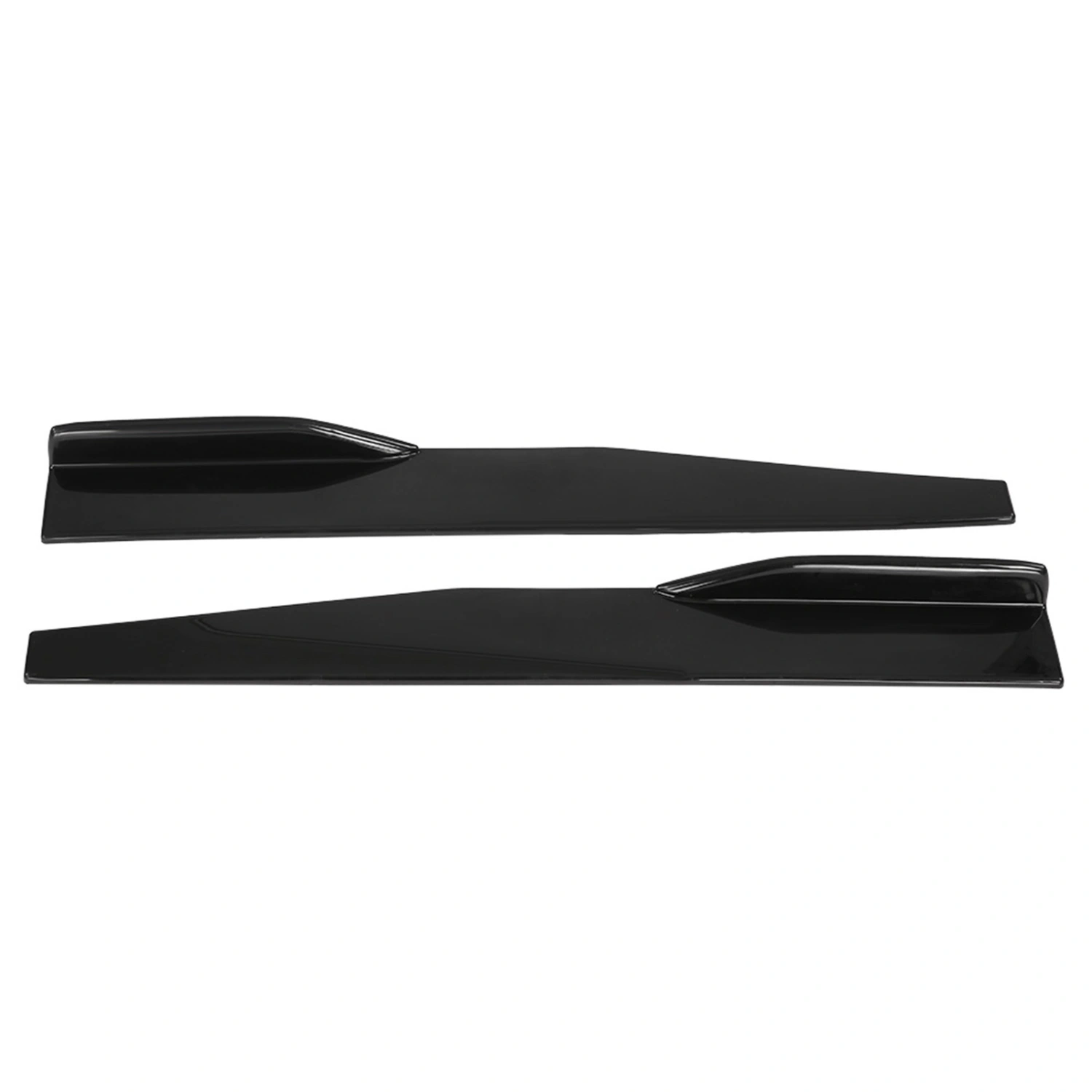 BuyWeek Pair of Universal Car Side Skirt Cover Trim Rocker Splitters Winglet Wings Anti Scratch (Long)