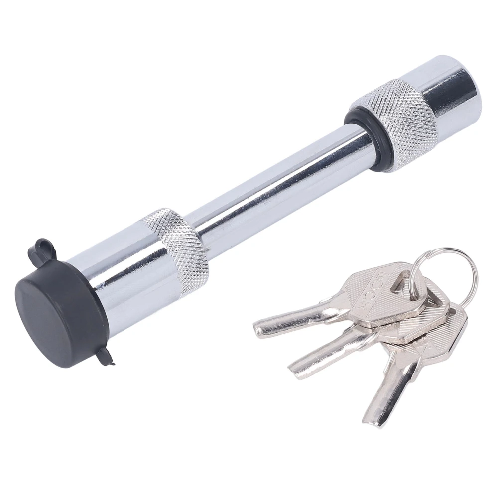 Trailer Hitch Lock 5/8 Inch Pin Tow Stainless Steel Barbell Style Locking Hitch Pin with 3 Keys