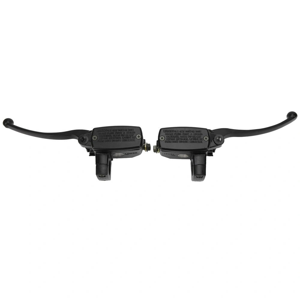 Hydraulic Brake Clutch Master Cylinder Lever Assembly Black for Motorcycle with 1in Handlebars