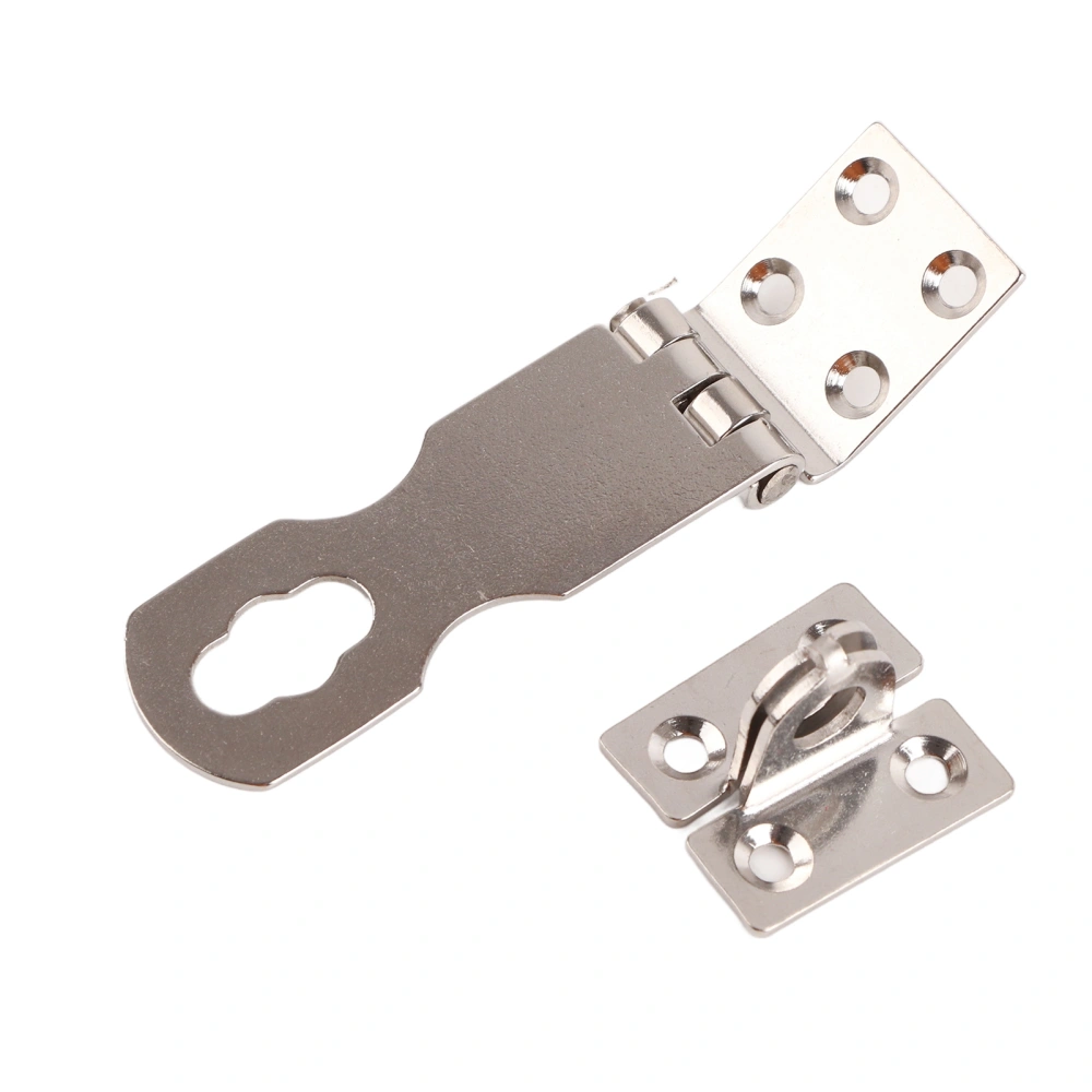 Door Locking Safety Hasp Latch Fixed Plate 304 Stainless Steel for Yacht Boat Marine Accessory