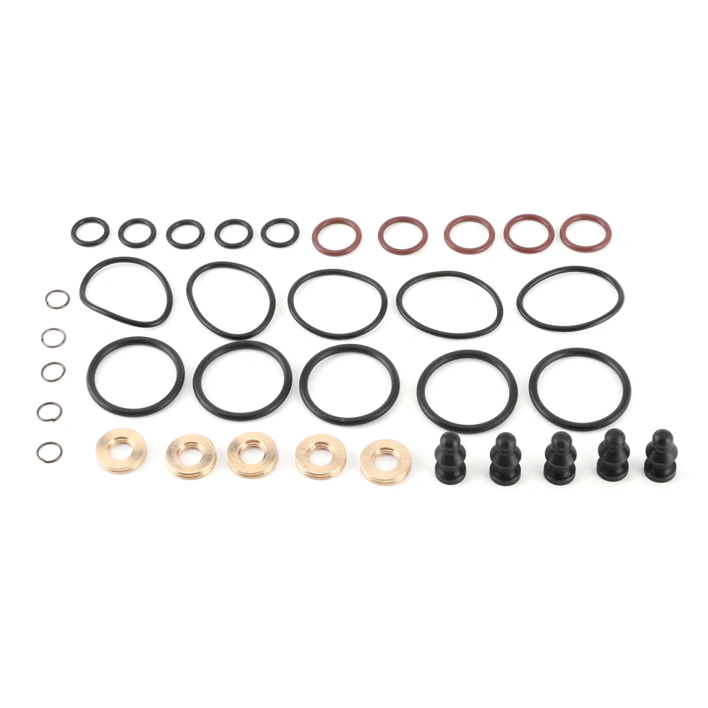 5Sets Pump Nozzle Sealing Kits 1417010999 Fuel Injector Seal Repair Kit for 1.2l 1.4l 1.9l 2.0l 2.5l TDI Engines