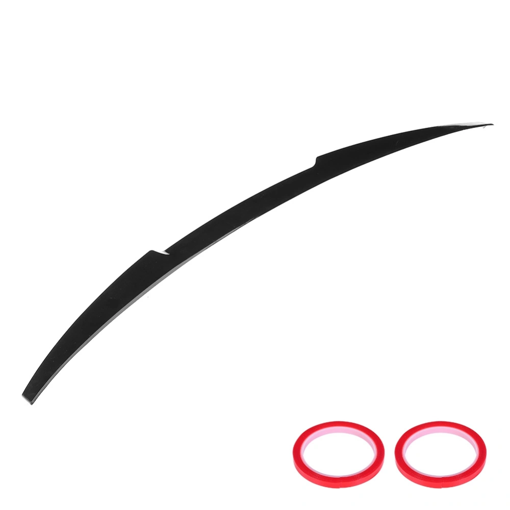 BuyWeek Car Rear Spoiler Wing High Kick Truck Lip Glossy Black for V Type Fit for A3 S3 8V Sedan