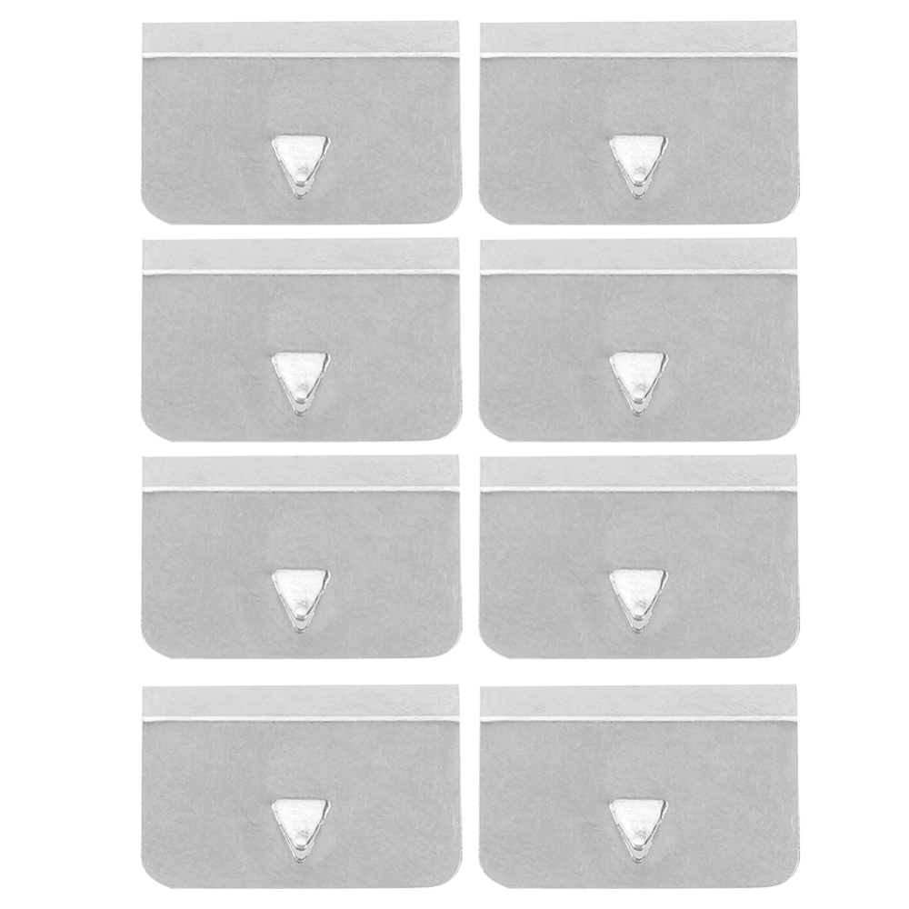 Universal Car Wind Rain Deflector Channel Stainless Steel Fixing Retaining Clips Set (8pcs)