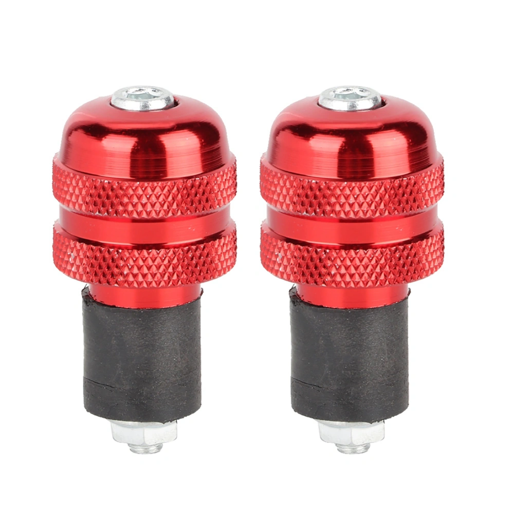 BuyWeek 22MM Motorcycle Handle Grips Motorbike Handlebar Ends Accessory(Red)