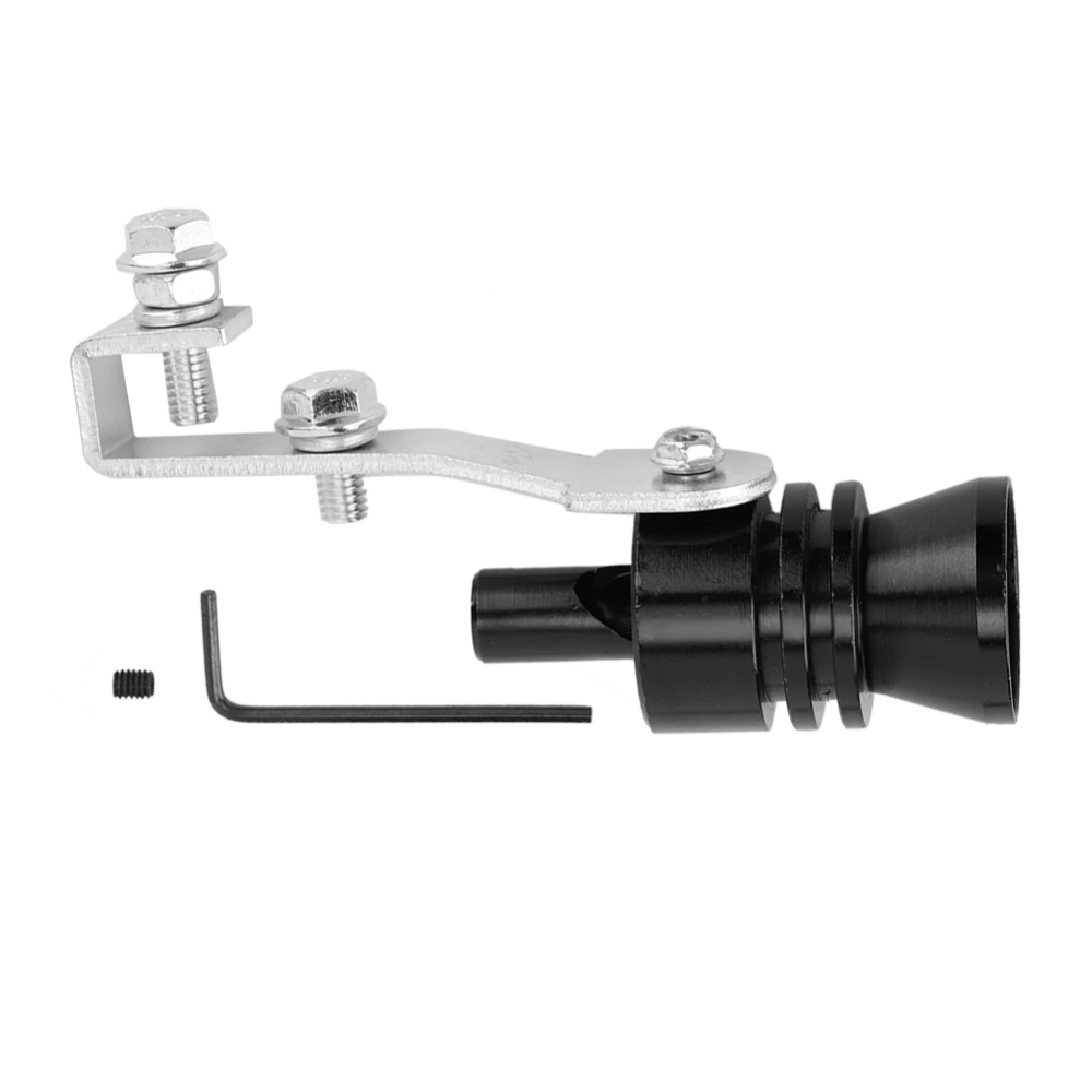 Black Turbo Sound Whistle Muffler Exhaust Pipe Simulator Whistle Fit For Honda Accord Acura