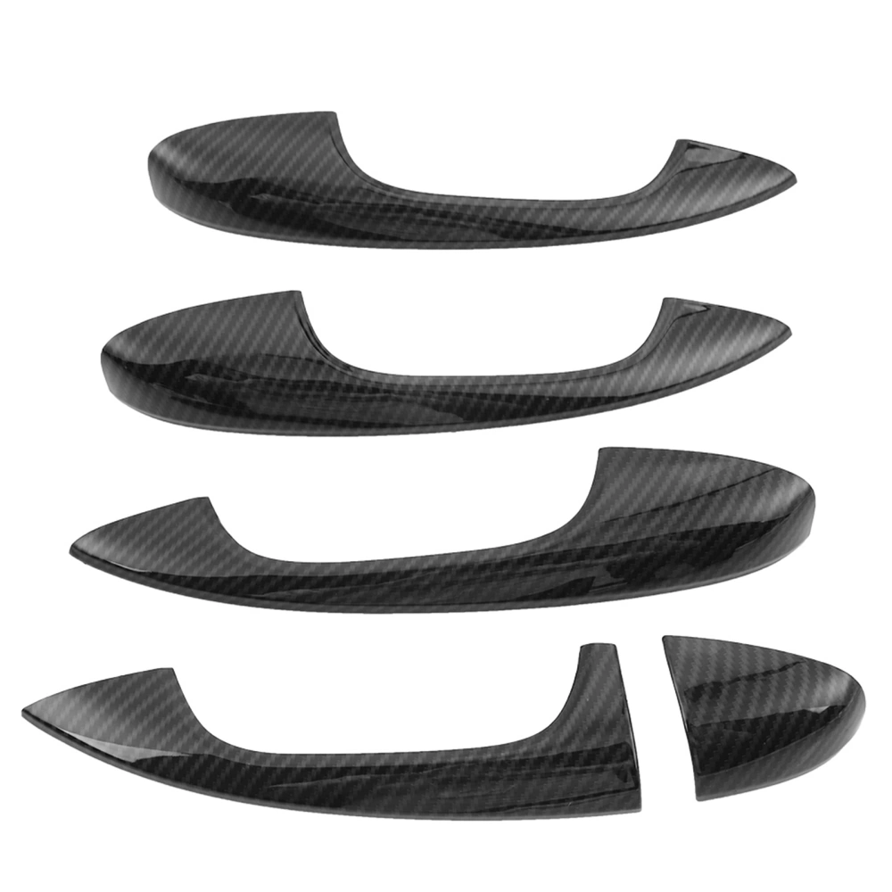 Car Carbon Fiber Style Door Handle Cover Trim for Mercedes Benz C class W205 GLC X253 2015-2018