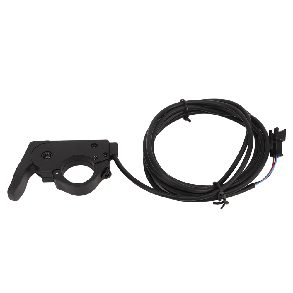 12V‑72V Thumb Throttle Left Right Compatible 22mm Handle Diameter 3 Pin Connector Accelerator Handle Assembly for Electric Bike