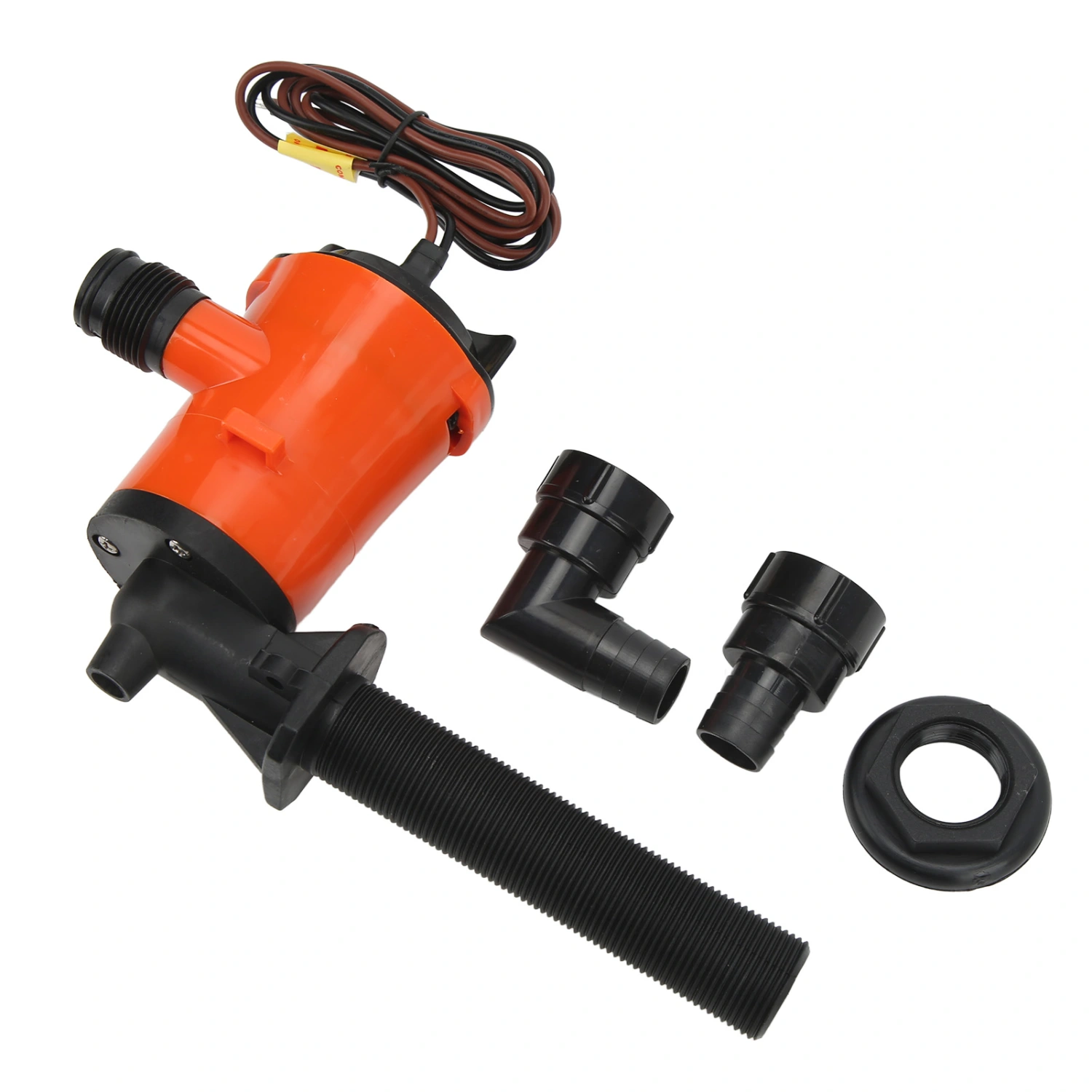 800GPH Livewell Pump Bait Tank Aerator 12V Submersible Cartridge Boat Bilge Pump for Marine