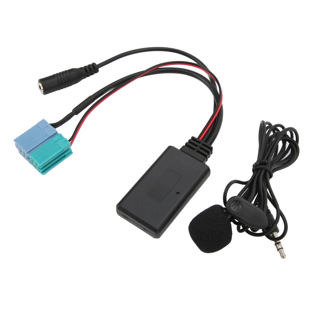 6+8 Pin Bluetooth AUX IN Adapter Hands Free Microphone Replacement for Fiat Bravo for VISTEON Radio Since 2007