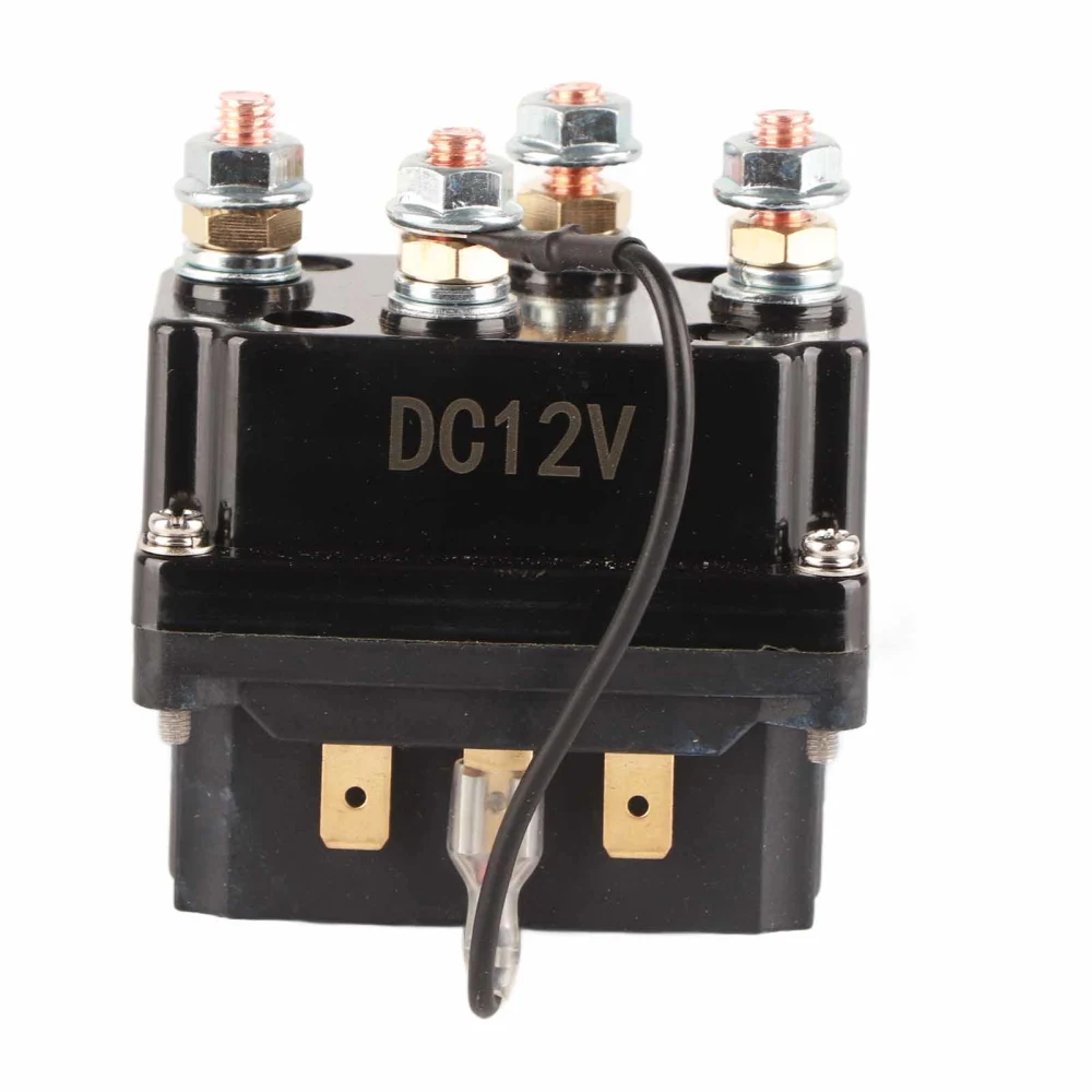 Winch Solenoid Relay Contactor 12V 250A for AUT UTV SUV with 3000‑5000lbs Winches