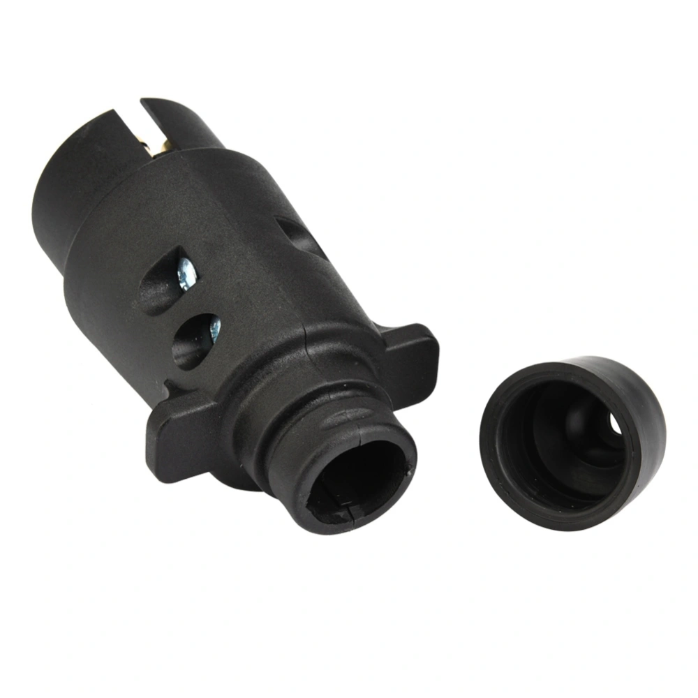 BuyWeek 7 Pin Car Trailer Socket Plug Connector for Caravan Towbar Towing European Standard 12V