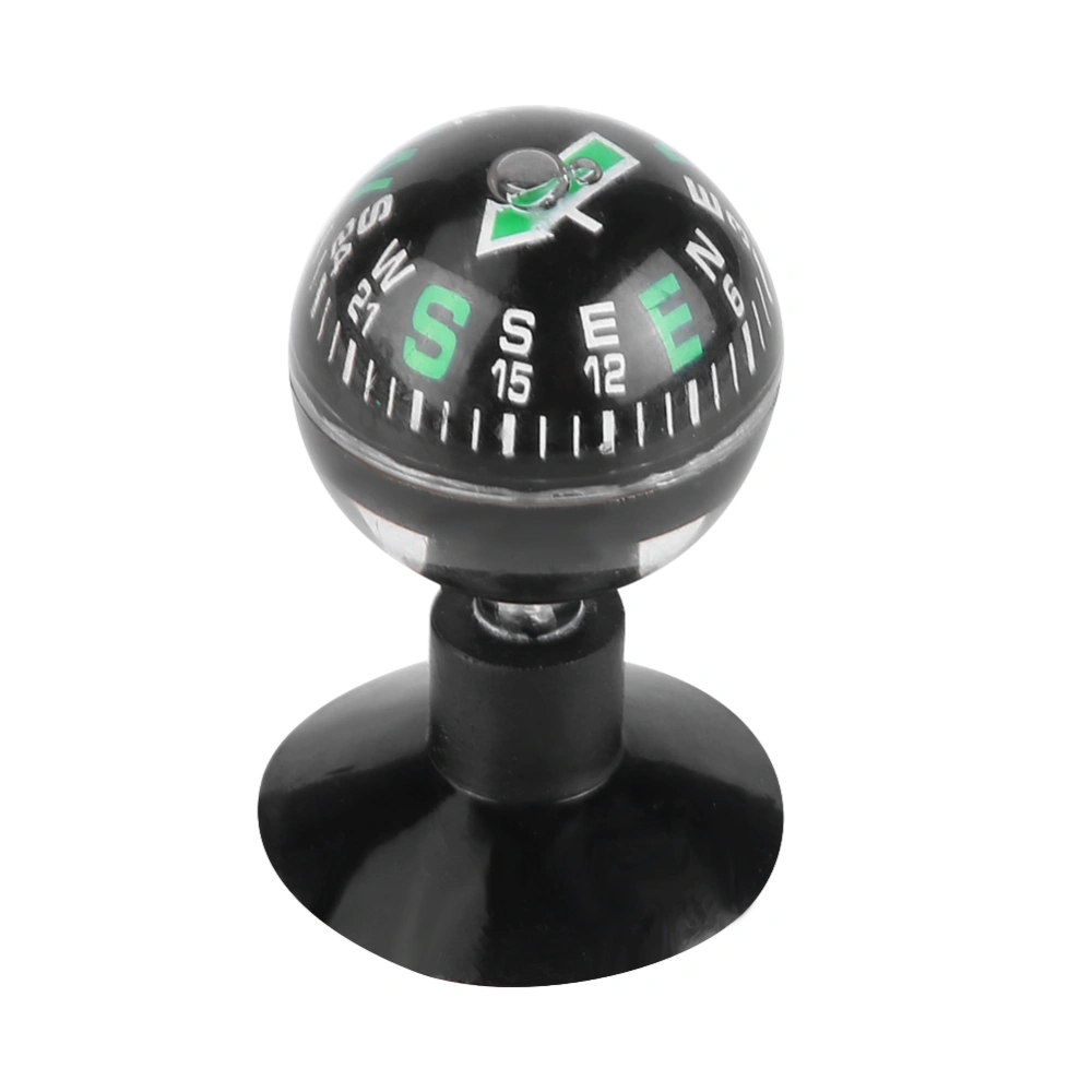 Car Boat Mini Dashboard Suction Mount Navigation Compass Pocket Hiking Direction Guide Ball