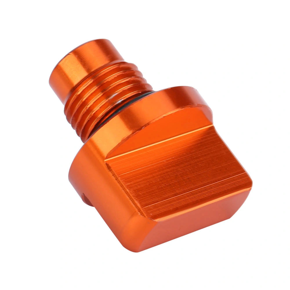 BuyWeek Motorcycle Accessories Orange Aluminum Alloy Oil Filler Cap