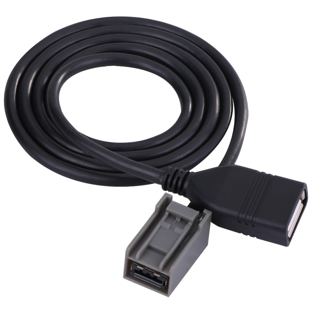 BuyWeek 60cm Car USB 2.0 AUX In Adapter Cable Audio Extension Wire for Honda Mitsubishi 2009 Onward