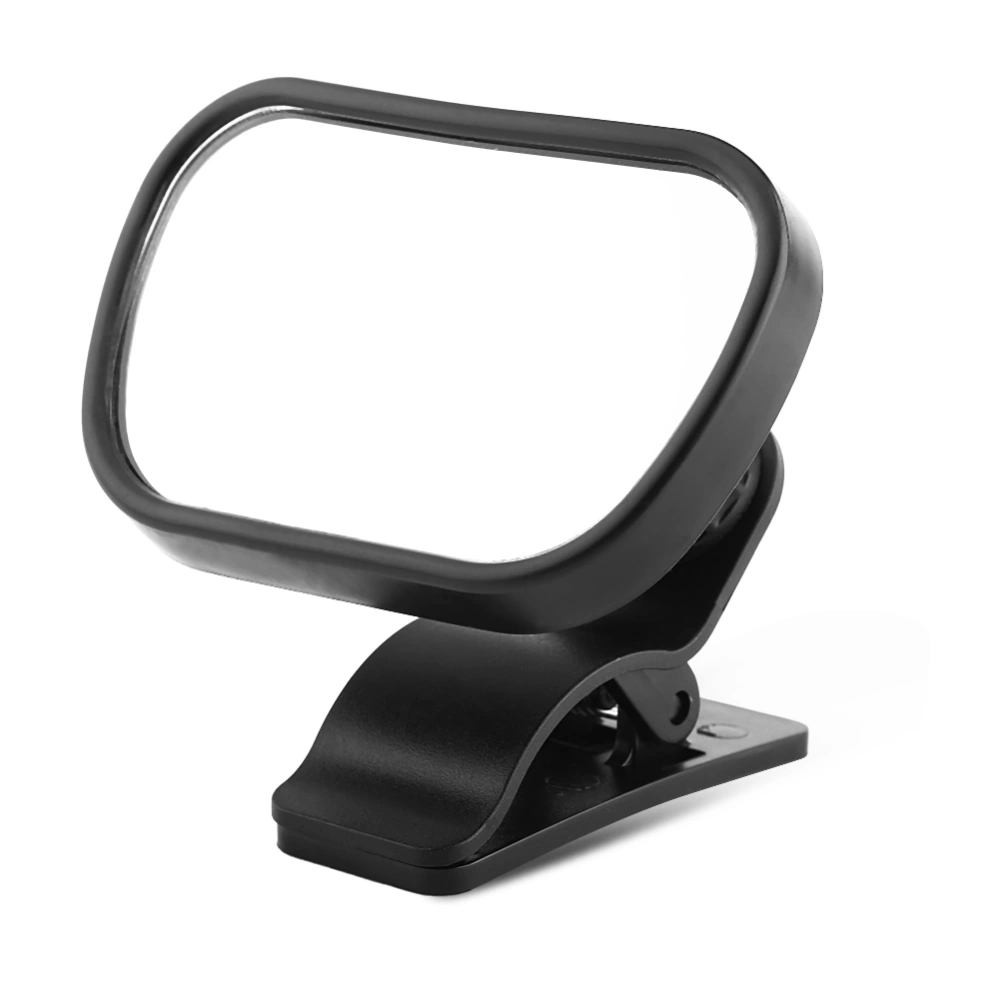 BuyWeek 1Pc Adjustable Car Baby Child Back Seat Rear View Safety Mirror With Suction Cup Clip Black