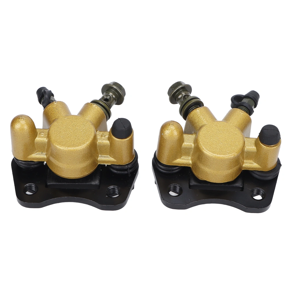 2pcs Hydraulic Disc Brake Caliper Replacement for 50cc 70cc 90cc 110cc 125cc Chinese ATV 4 Wheeler Quad Go Kart