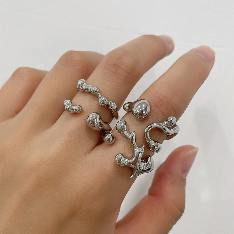 Women's Irregular Metal Personality Ring